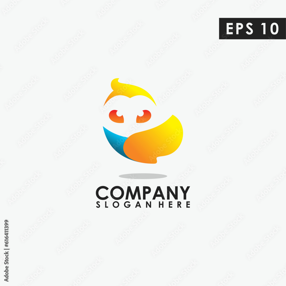 Owl Logo Design. Owl Logo Template. Modern Design. Flat Logo. Vector Illustration Owl Logo Design. Owl Logo Template. Modern Design. Flat Logo. Vector Illustration