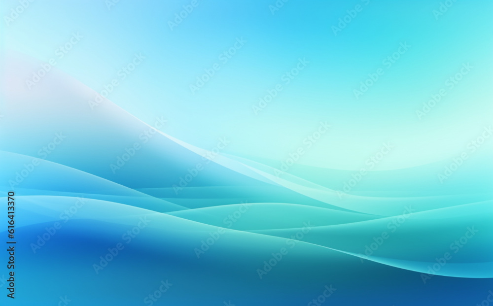 Blue and white gradient abstract background, Colorful pastel design, green gradation backdrop, Illustration