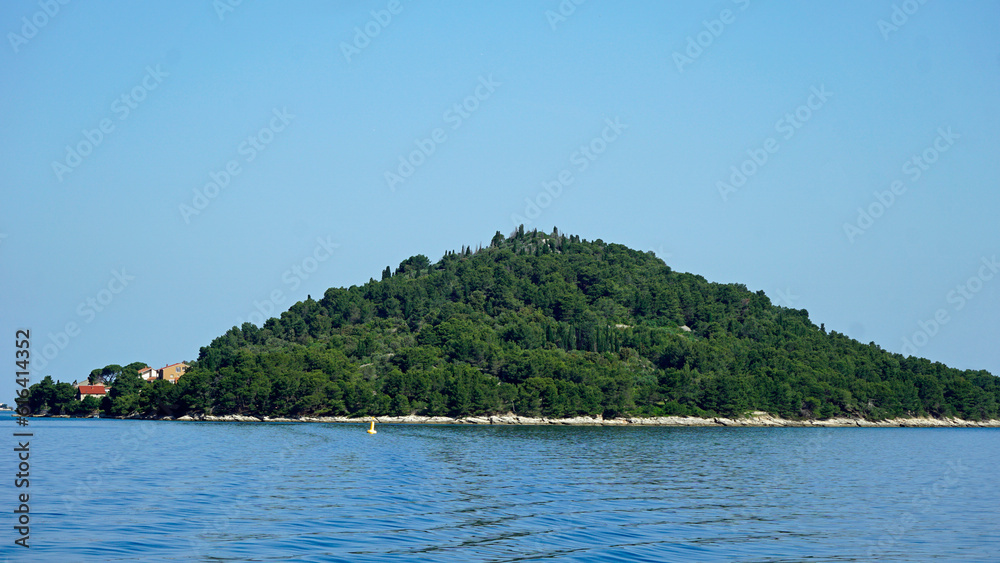 green landscape on the kornati islands