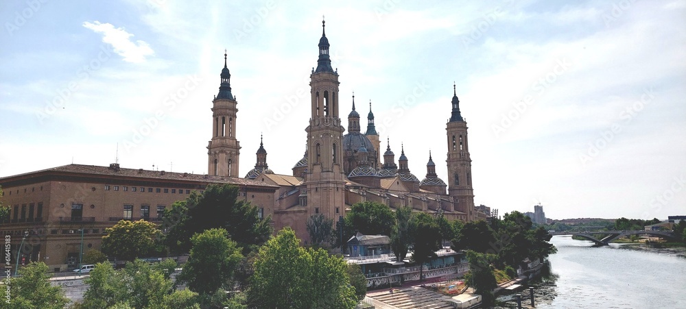 A view of the Catedral in Zaragoza, Aragon, Spain