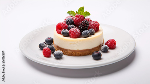cheesecake with berries ai.general