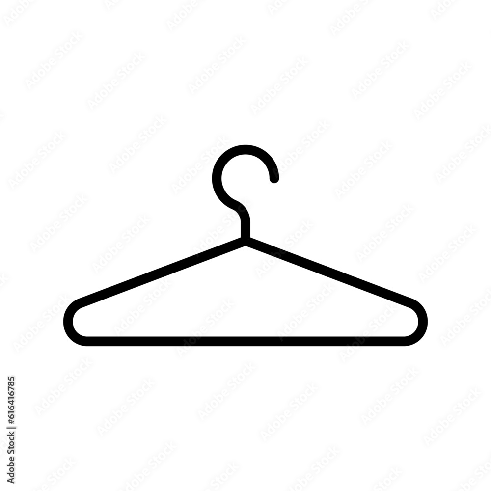 Hanger vector line icon, editable stroke Hanger vector line icon, editable stroke