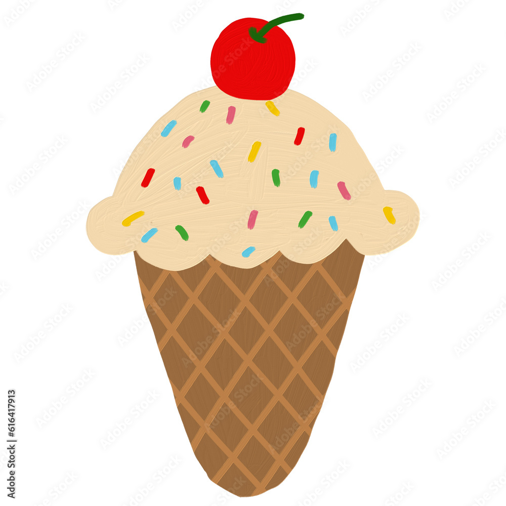 ice cream in a cone ice cream in a cone
