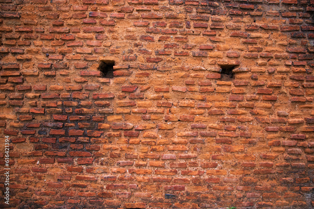 Obraz premium Old historical building brick wall grunge pattern texture can be used as a background wallpaper