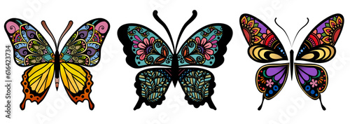Butterfly color,蝶々カラー,SVG ,PNG