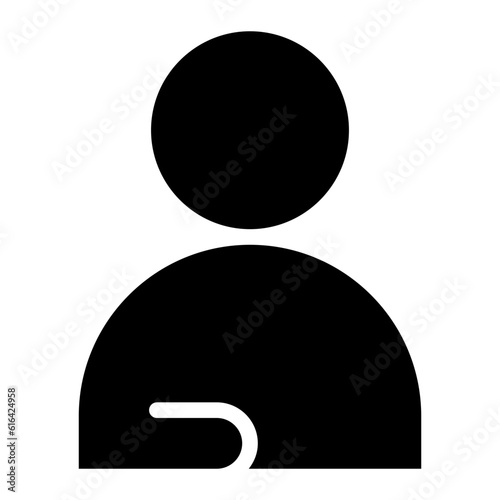 businessman glyph 