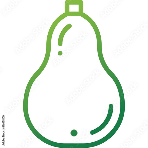 calabash gradient line icon