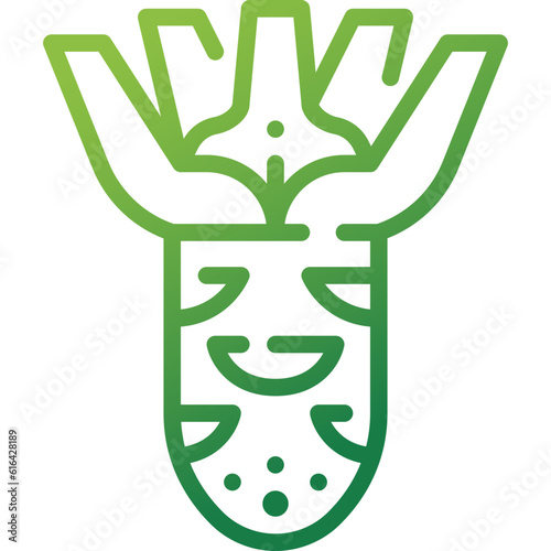 wasabi gradient line icon