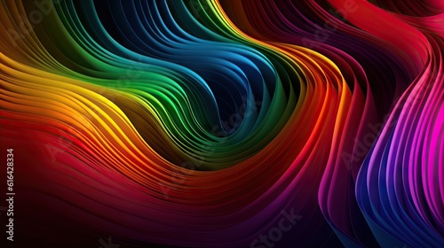 Minimalistic abstract dark rainbow lgbtiq pride flag background