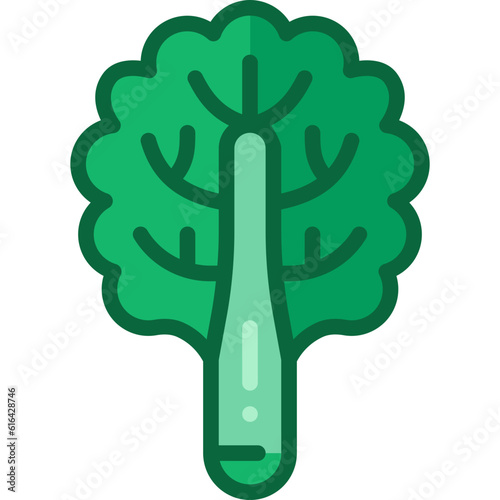 kale two tone icon