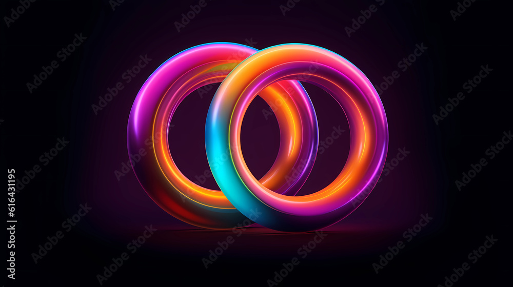 Colorful background with abstract shape glowing in ultraviolet spectrum, curvy neon lines. Futuristic energy concept Colorful background with abstract shape glowing in ultraviolet spectrum, curvy neon lines. Futuristic energy concept
