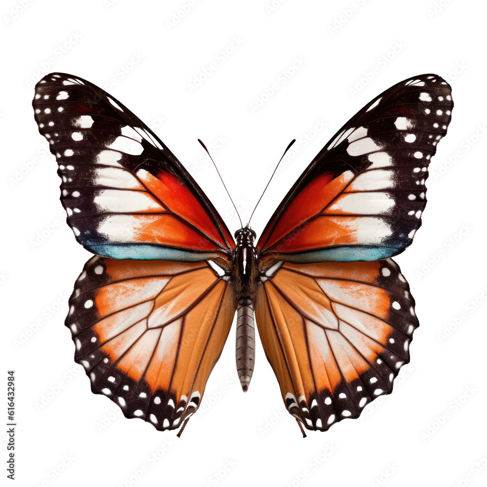 Fototapeta premium butterfly isolated on transparent background cutout