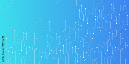 HUD rectangle circuit board futuristic background vector for technology and finance concept and education for future