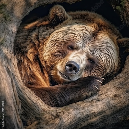 hibernating bear