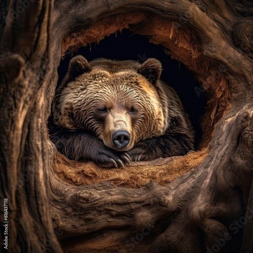 hibernating bear photo