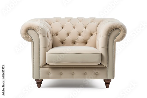 sofa furniture isolated on white background,Generative AI