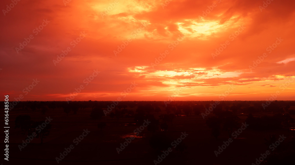 Amazing Sunset and sunrise.Beautiful african red and orange sunset with silhouettes of acacia trees and sun setting on the horizon. Amazing Sunset and sunrise.Beautiful african red and orange sunset with silhouettes of acacia trees and sun setting on the horizon.