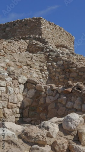 Tuzigoot National Monument Zoom Out Vertical Video photo