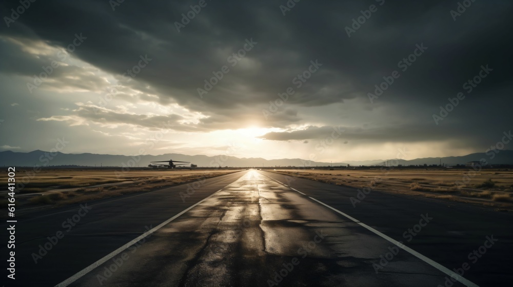 Ciel bleu nuageux, soleil et nuages blanc, fond graphique, illustration ia générative