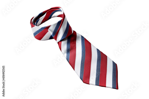 Tie Isolated on a Transparent Background. AI