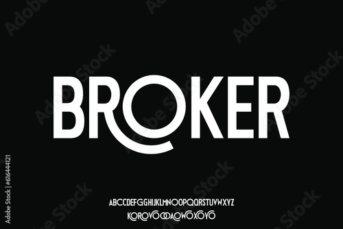 Condensed sans serif display font vector suitable for headline, poster, title, logo and many more