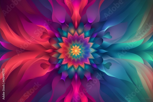 abstract psychedelic colorful background