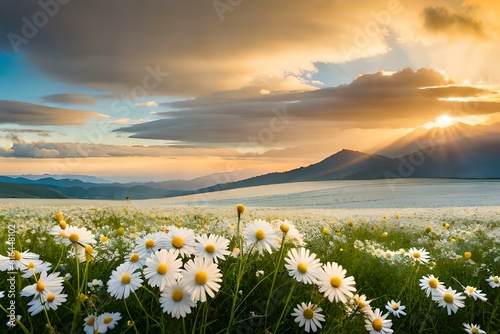 field of daisies