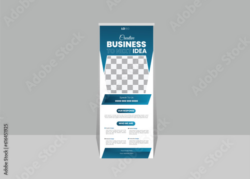 Professional Business Agency Rollup Banner Design Template
