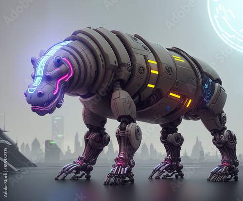 Biomechanical Hippopotamus....