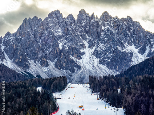 Landscape of San Candido Ski slopes photo