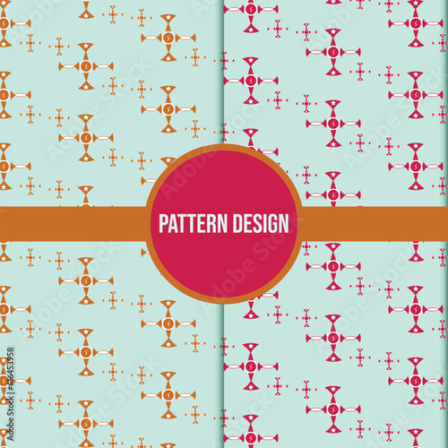 Luxurious Geometric Seamless Pattern Design Vector