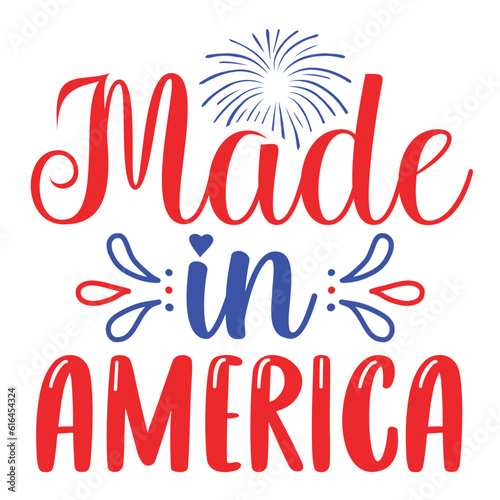 4th July shirt design Print template happy independence day American typography design.