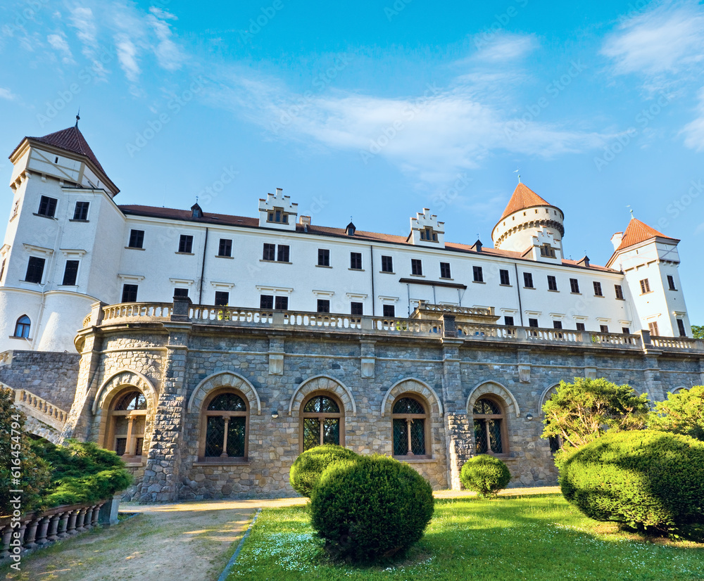 Historic medieval Konopiste Castle in Czech Republic ( central Bohemia, near Prague )