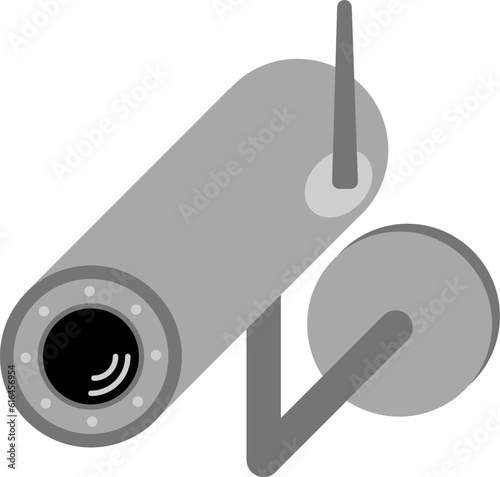 防犯カメラのシンプルなイラスト