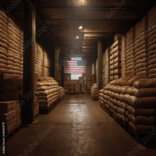 warehouse full of goods