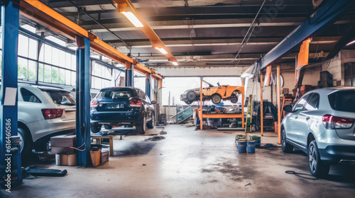 a small auto repair shop