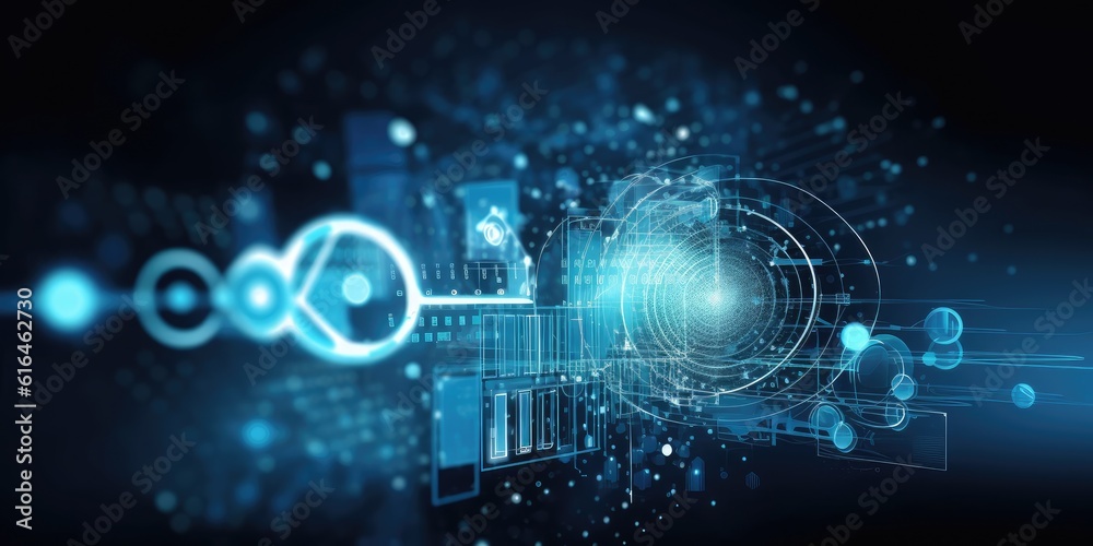modern science and technology information background map modern science and technology information background map