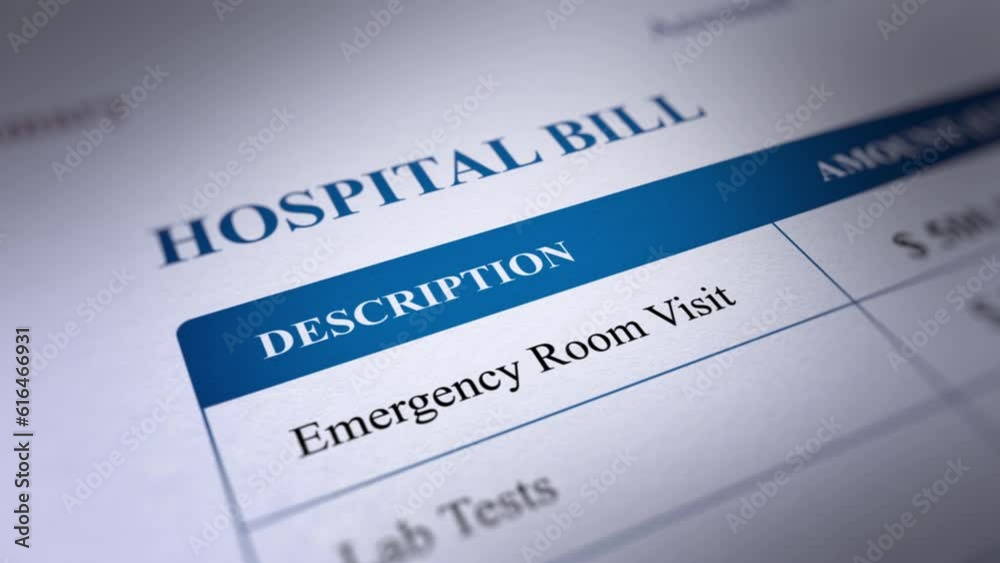 Animated Hospital Bill , Fictitious Data Created Exclusively for This Concept Footage
Animated Hospital Bill , Fictitious Data Created Exclusively for This Concept Footage