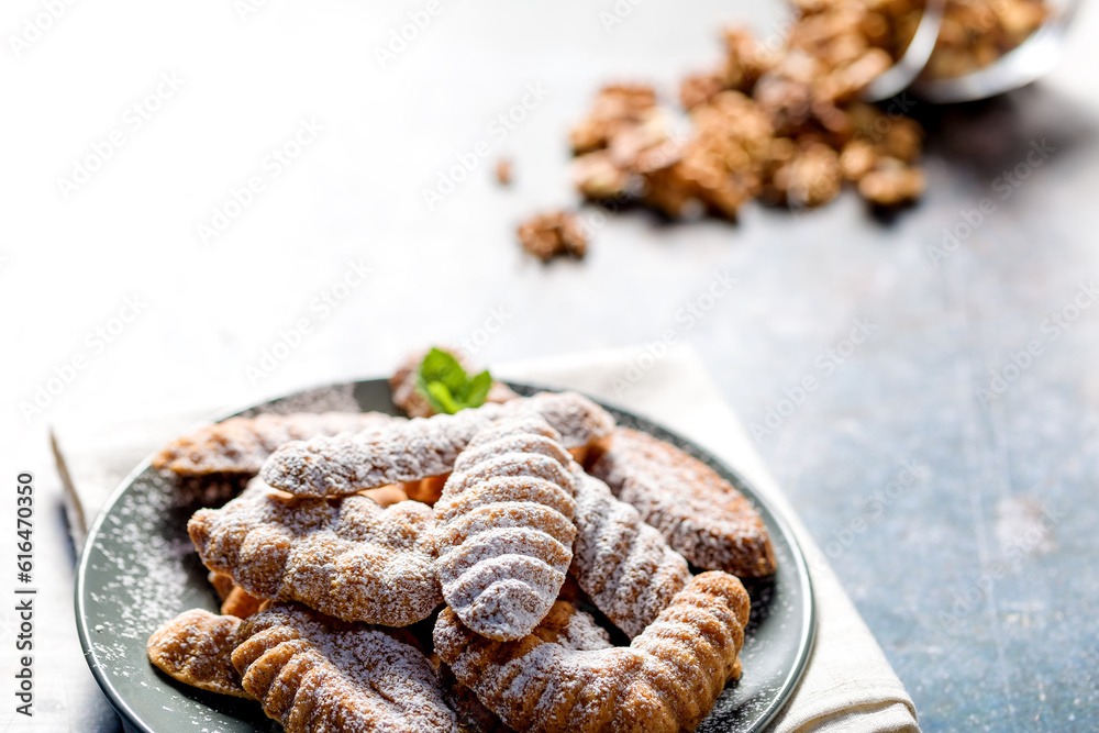 Nut Cookies. Homemade shortbread cookies Nut Cookies. Homemade shortbread cookies
