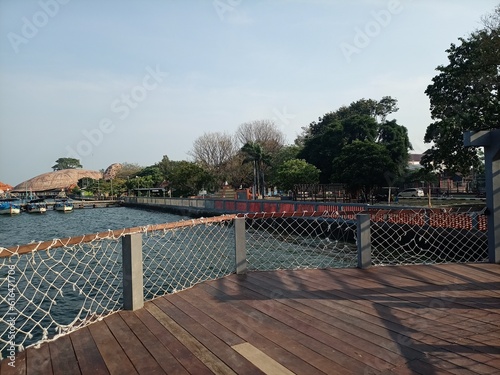 Jepara s beautiful and aesthetic Kartini beach pavilion attracts young tourists
