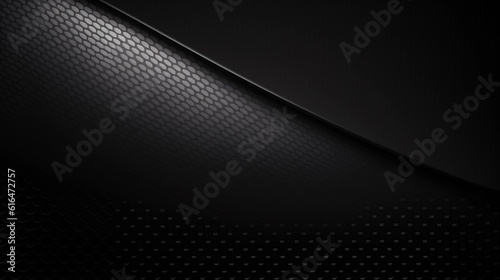 Abstract background dark with carbon fiber texture vector illustration