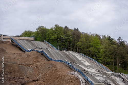 Brücke gesprengt (Rahmedetalbrücke, A45)