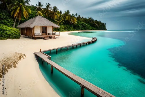 pool in the maldives © qaiser