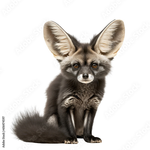 fennec fox looking on background