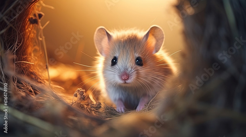 Cute adorable baby mouse © Absent Satu