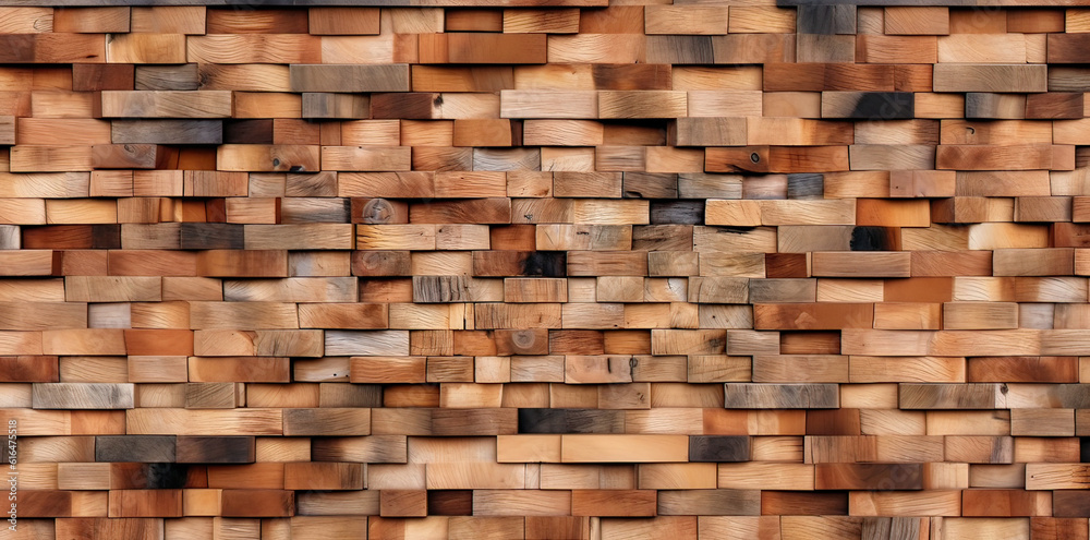 Old wooden wall desktop background ,Generative AI Old wooden wall desktop background ,Generative AI