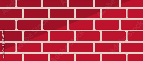 red brick texture banner backgrounnd vector