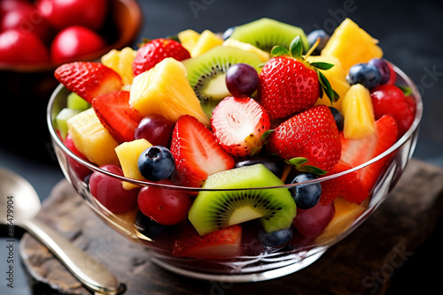 fruit salad in a bowl