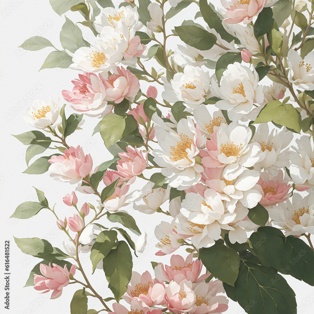 background with pink flowers background with pink flowers