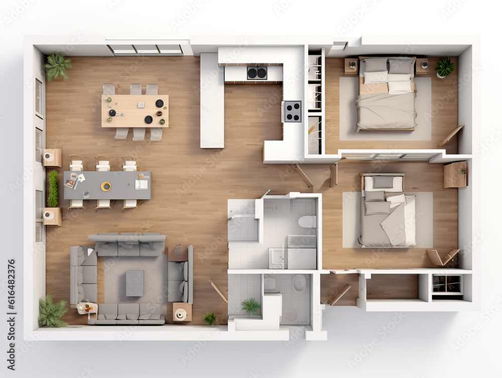 Floor Plan Top View Apartment , Mockups Design 3D, HD Floor Plan Top View Apartment , Mockups Design 3D, HD